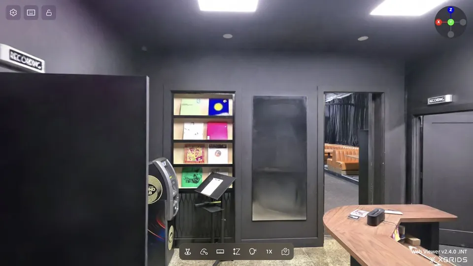 Inside the Sound Lab 3D scan